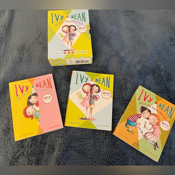 Ivy and Bean 3 books plus the secret book that is not pictured - Picture 1 of 1